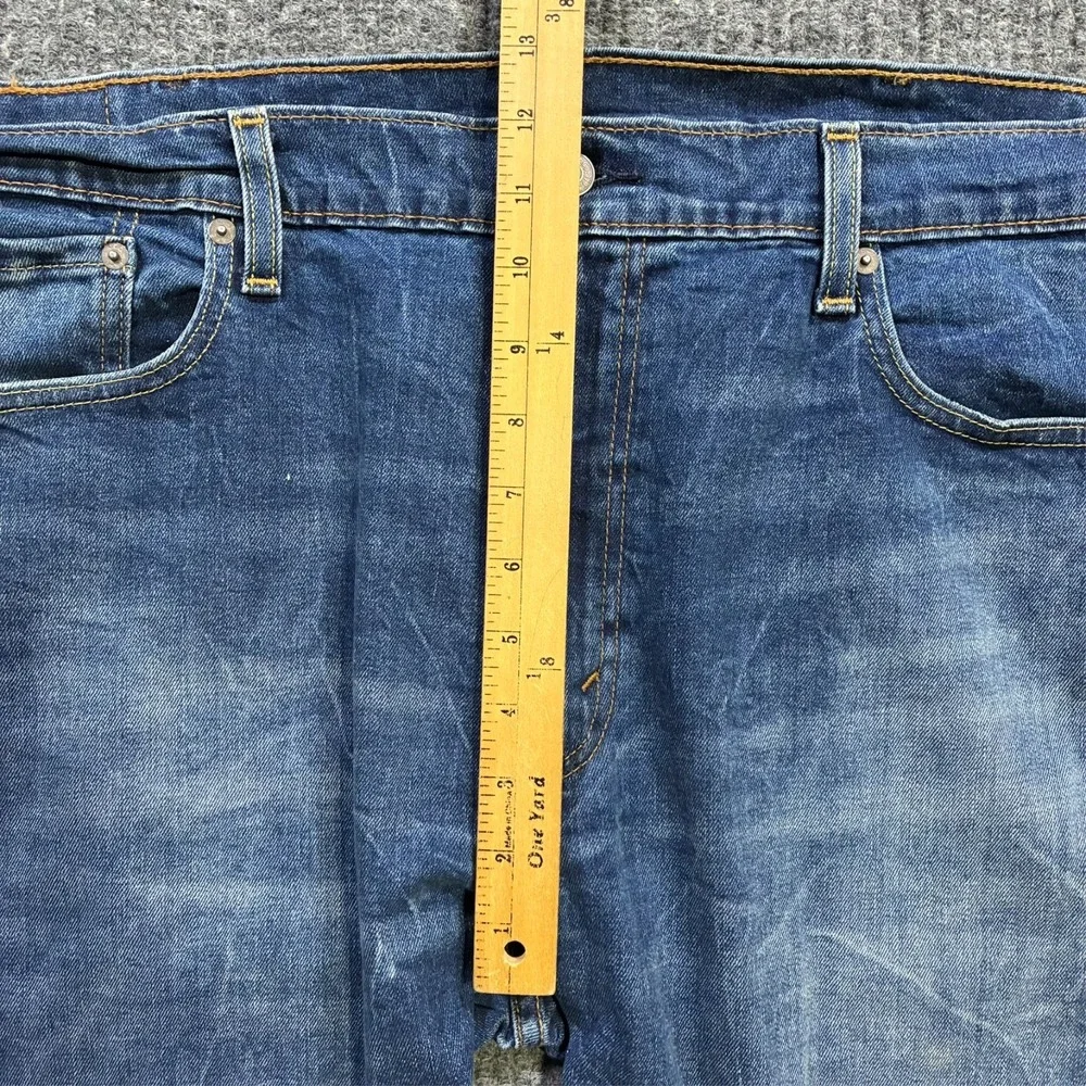 Levi's‎ 502 Mens Tapered Jeans Size 40x30 Blue Denim Regular Fit High Rise